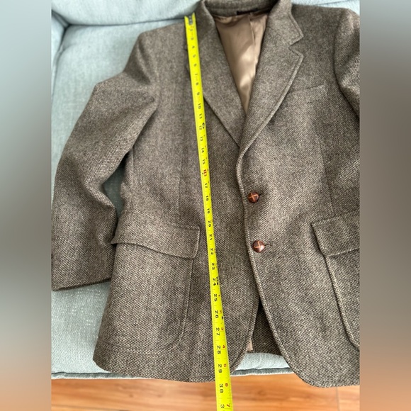 Alexander Shields 60s Vintage Tan Wool Tweed Sport  Size 40 Short - Picture 12 of 17